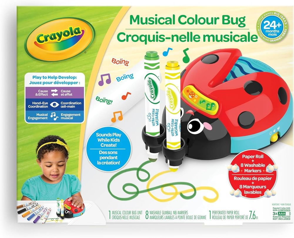 Crayola - Musical Colour Bug Paint Kit - Ladybug