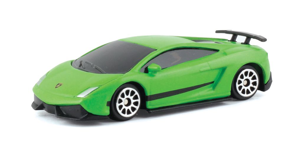 D-Power - Lamborghini Gallardo LP570-4 Diecast Mini Car 1:64 - Matte Green - 1pc