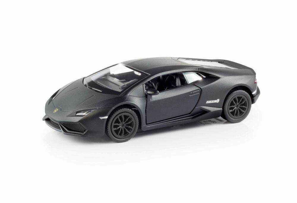 D-Power - Lamborghini Huracan LP610-4 Diecast Car 1:36 - Matte Black - 1pc