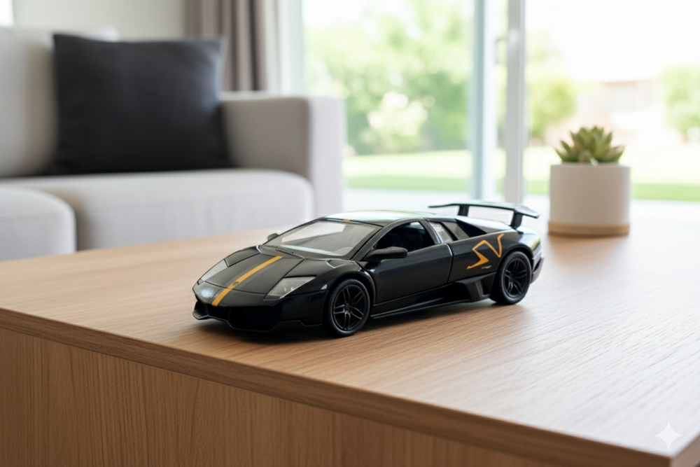 D-Power - Lamborghini LP670-4 Murcielago Special Edition Diecast Car 1:36 - Black - 1pc