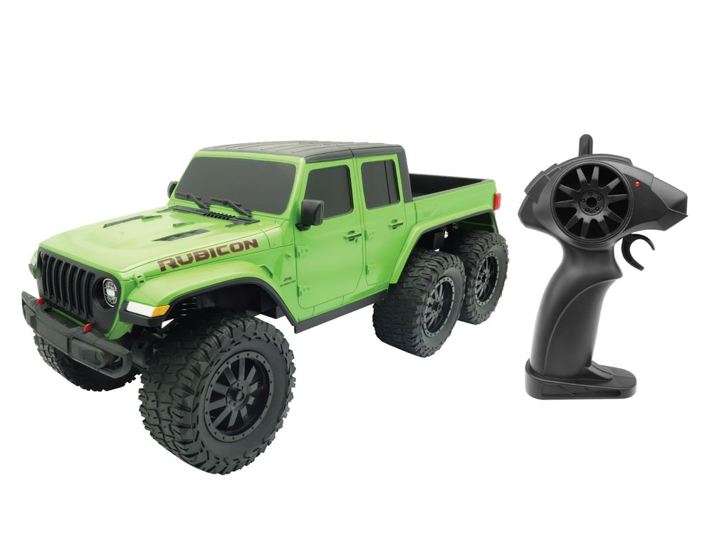 D-power - 1:10 Jeep Gladiator 6-wheel Rc Truck - 2.4ghz Remote Control - For Kids Ages 6+