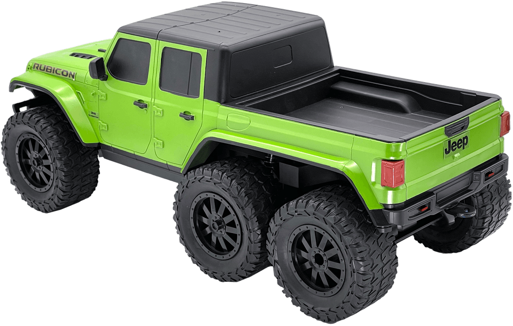 D-power - 1:10 Jeep Gladiator 6-wheel Rc Truck - 2.4ghz Remote Control - For Kids Ages 6+