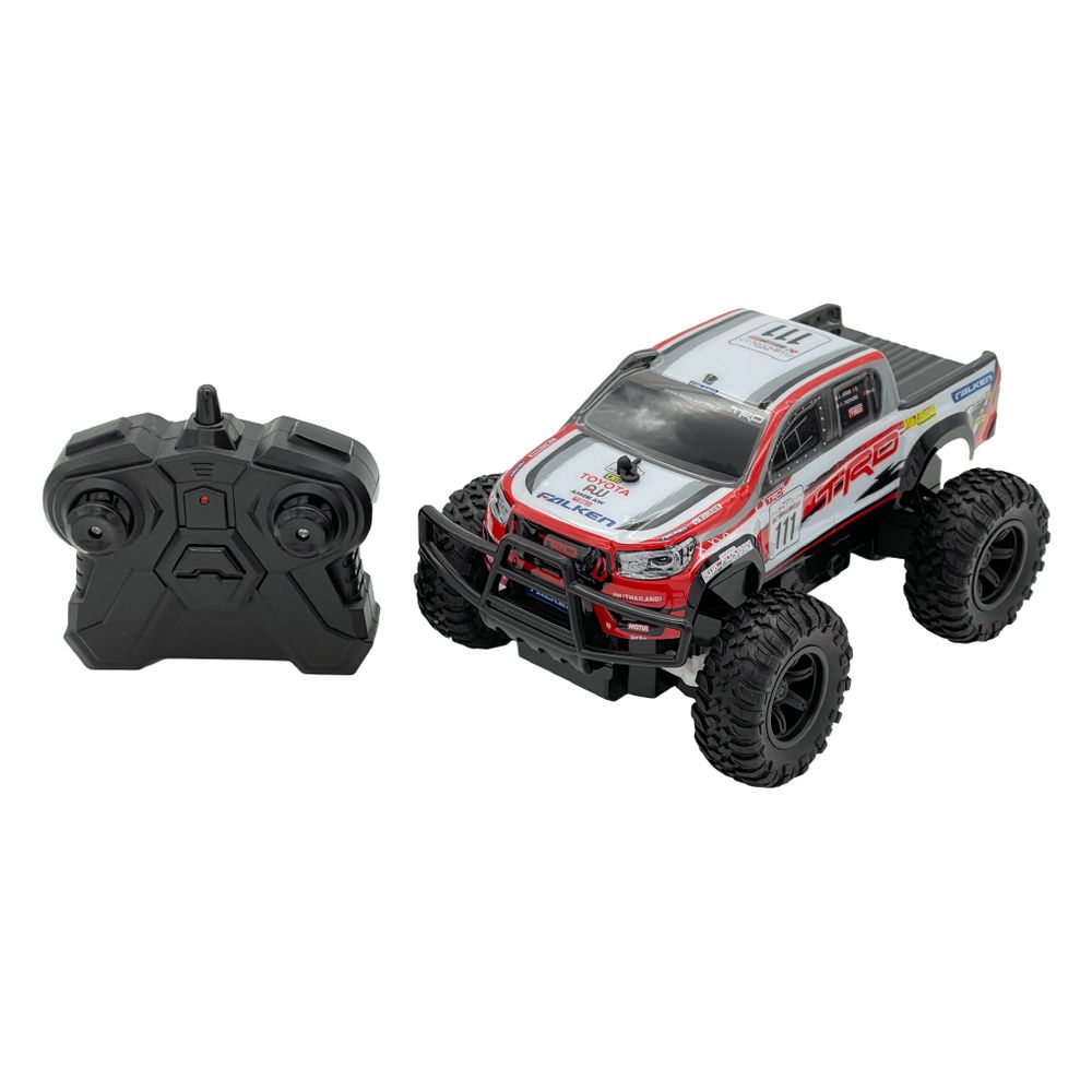 D-Power 1:24 Scale Audi RS Q E-Tron & Toyota Hilux Twin RC Car Set - 2 Pcs