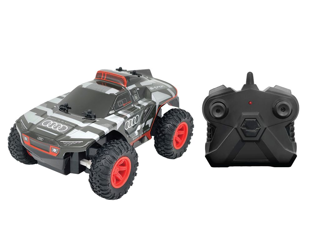 D-Power 1:24 Scale Audi RS Q E-Tron & Toyota Hilux Twin RC Car Set - 2 Pcs