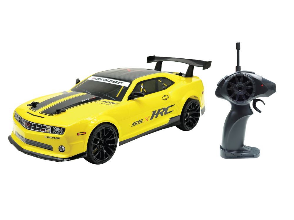 D-power - 1:10 Yellow Camaro Rc Car - 2.4ghz Remote Control - For Kids Ages 6+