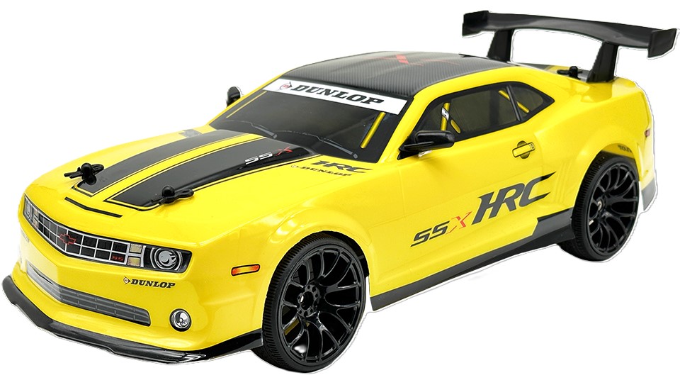 D-power - 1:10 Yellow Camaro Rc Car - 2.4ghz Remote Control - For Kids Ages 6+
