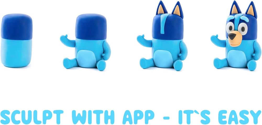 Hey Clay Bluey Colorful Modeling Air-dry Clay