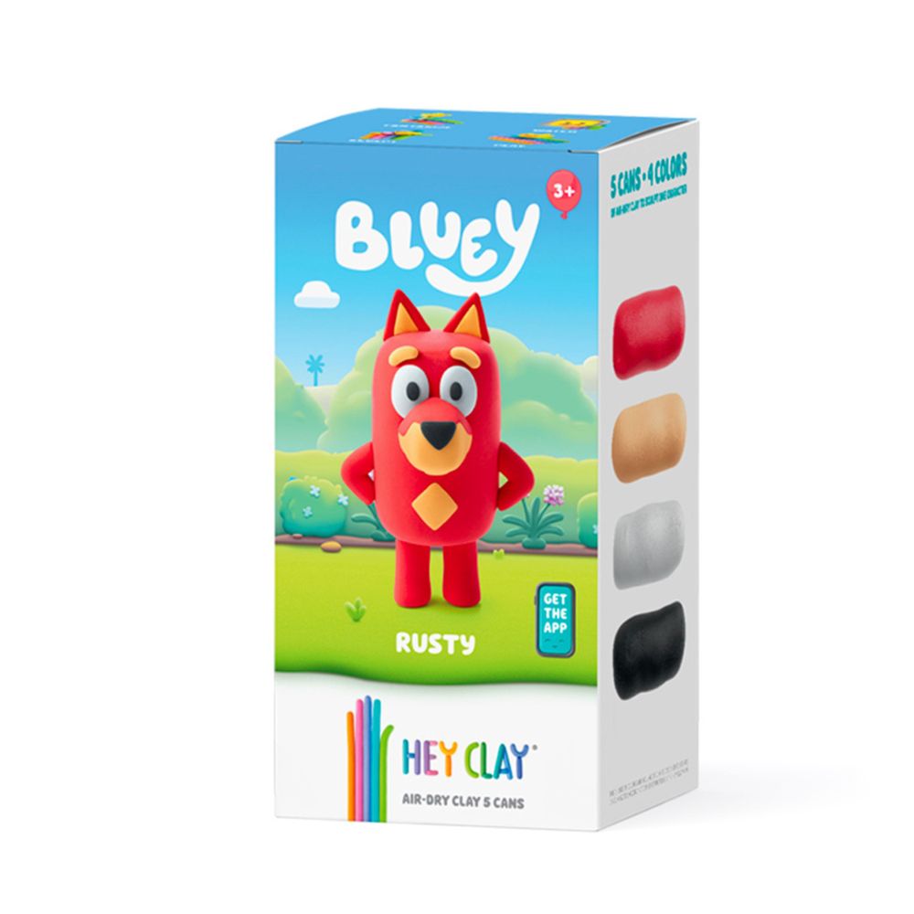 Hey Clay Rusty Colorful Modeling Air-dry Clay