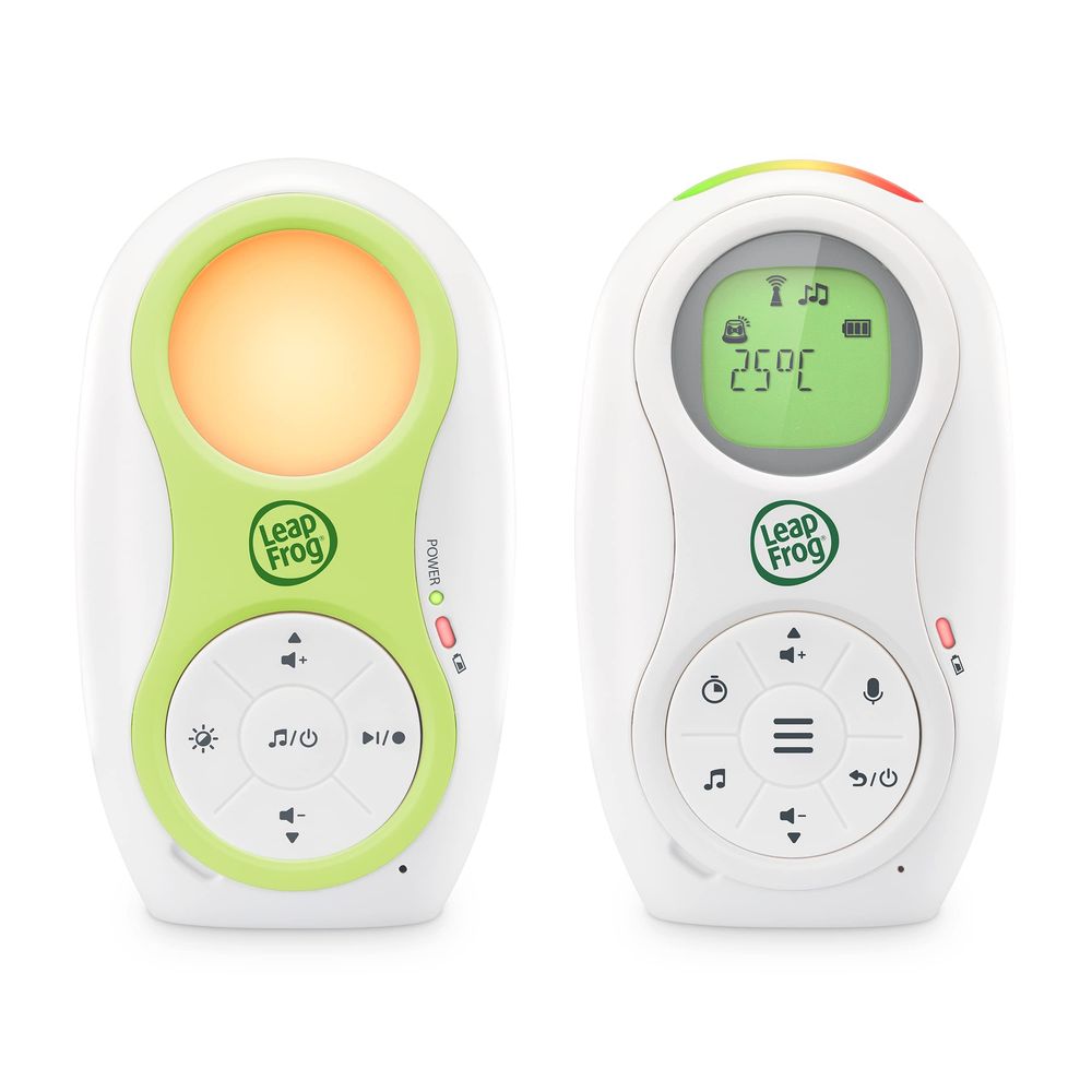 LeapFrog - Audio Baby Monitor with LCD, NightLight,Talk, Green
