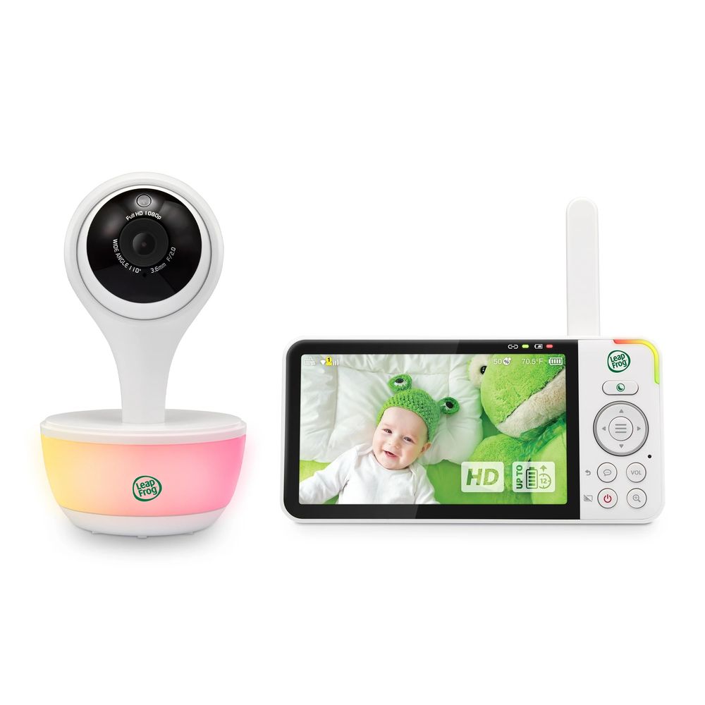 LeapFrog - 5inch Wifi HD Video Baby Monitor, 360-degree Pan Tilt, 8x Zoom