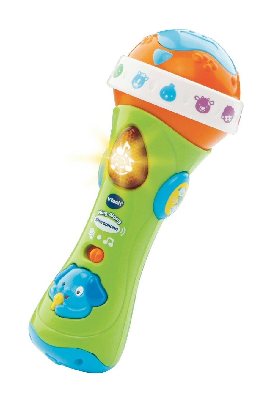Vtech - Toddler Microphone - Early Learning Music Toy With Voice Effects, Lights & Animal Sounds