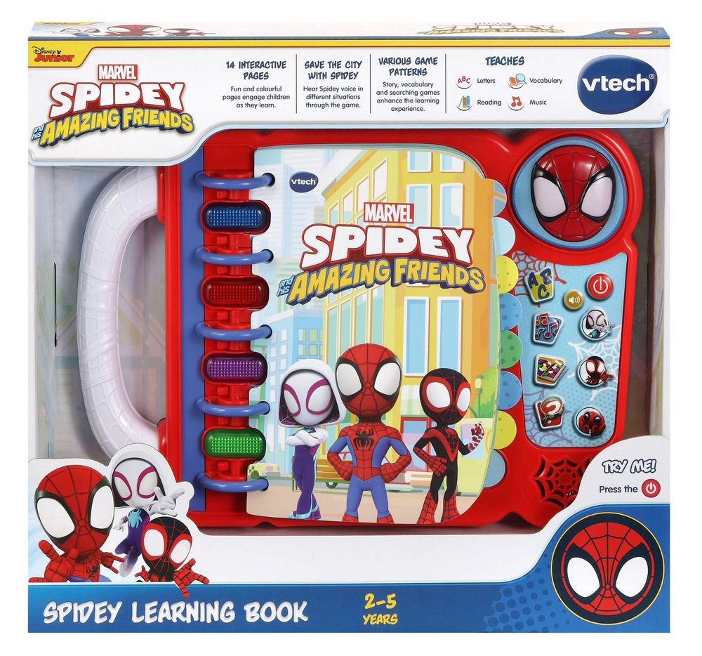 Vtech - Spidey & His Amazing Friends Learning Book - Multicolor