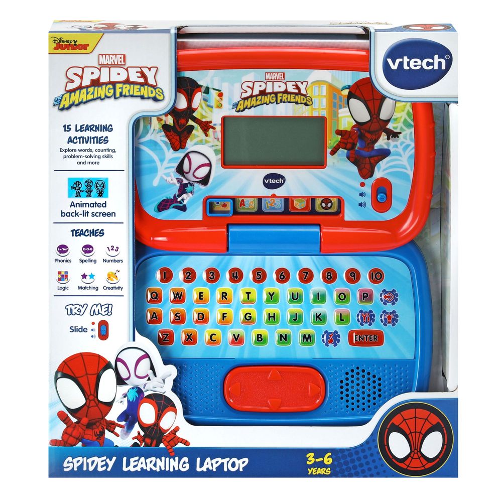 Vtech - Spidey & His Amazing Friends Learning Laptop - Multicolour