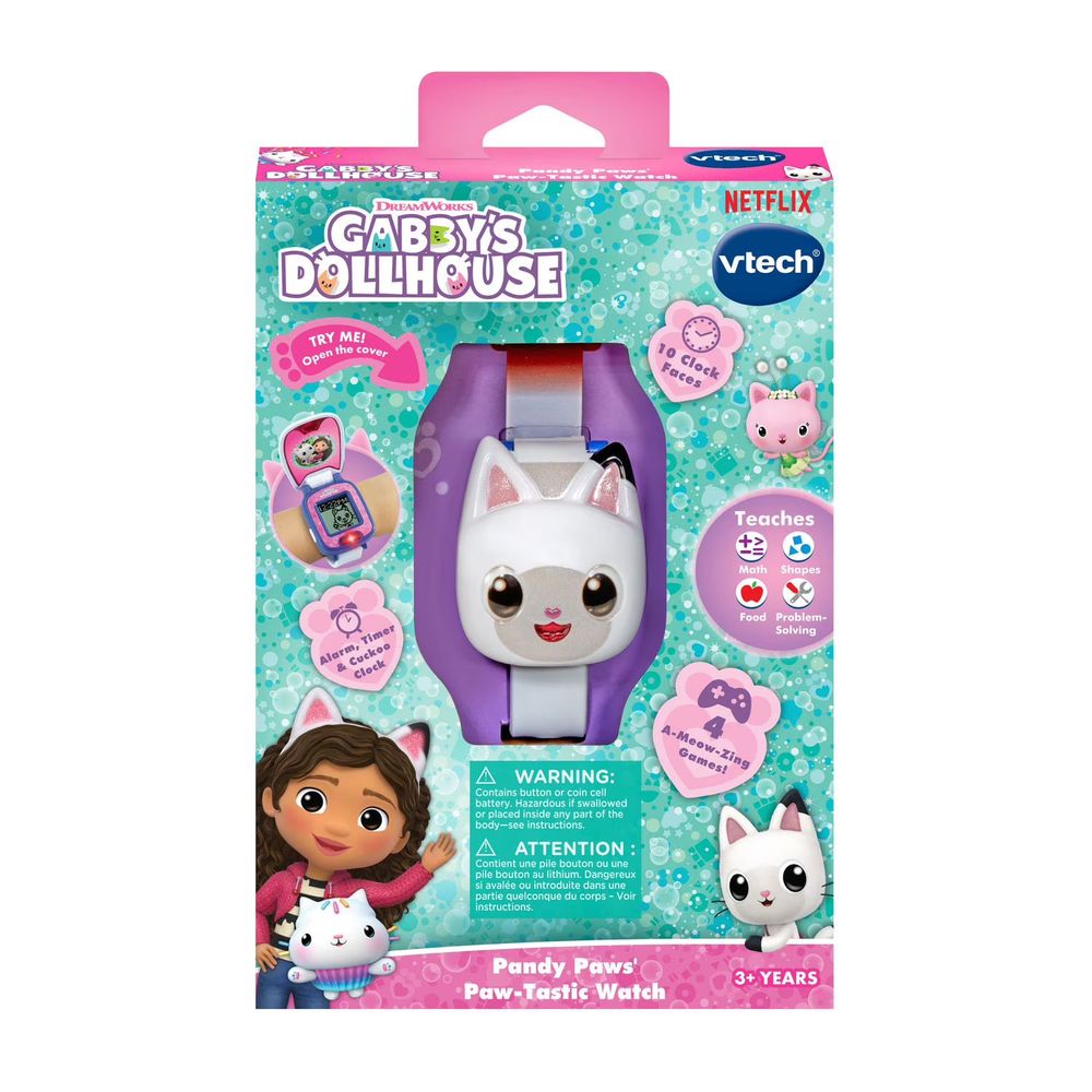 Vtech - Gabby's Dollhouse Pandy Paws' Paw Tastic Watch - Multicolour