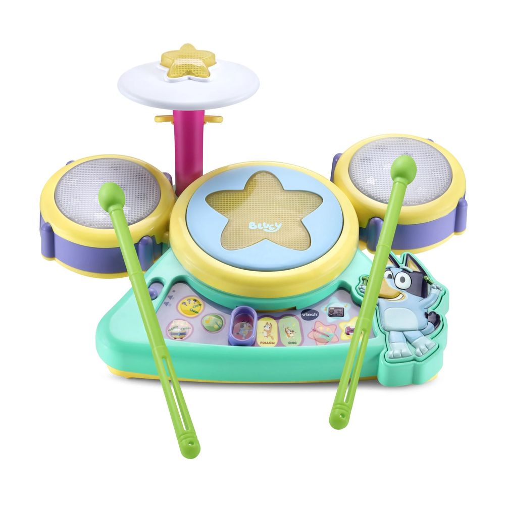 Vtech Bluey Hooray Drum Set