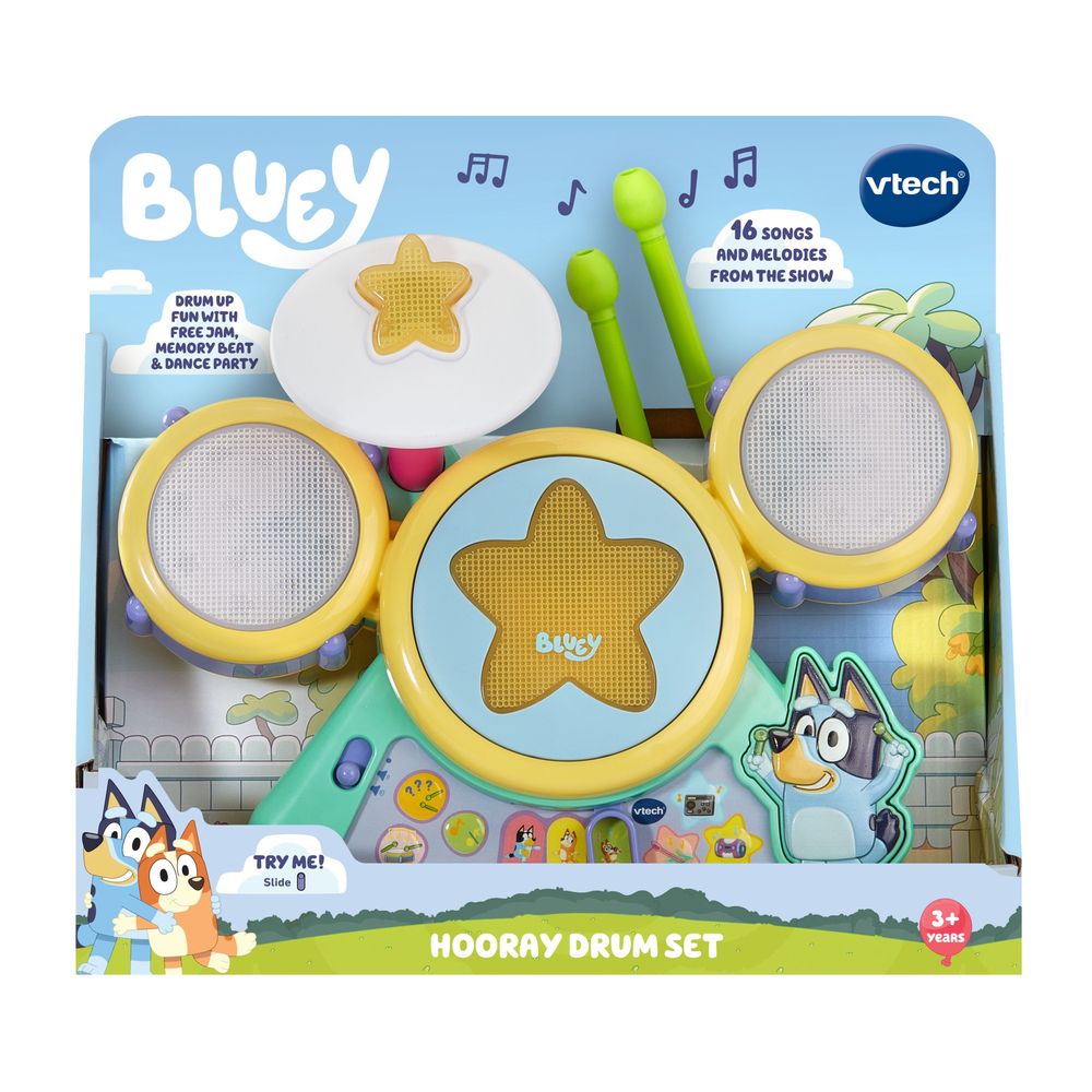 Vtech Bluey Hooray Drum Set