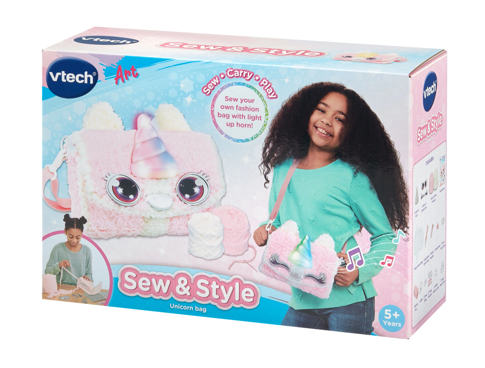 Vtech - Sew & Style Unicorn Bag Sewing Kit - Pink
