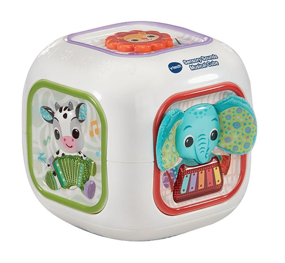 Vtech - Baby Sensory Sounds Musical Cube - Interactive Baby Toy With Nursery Rhyme