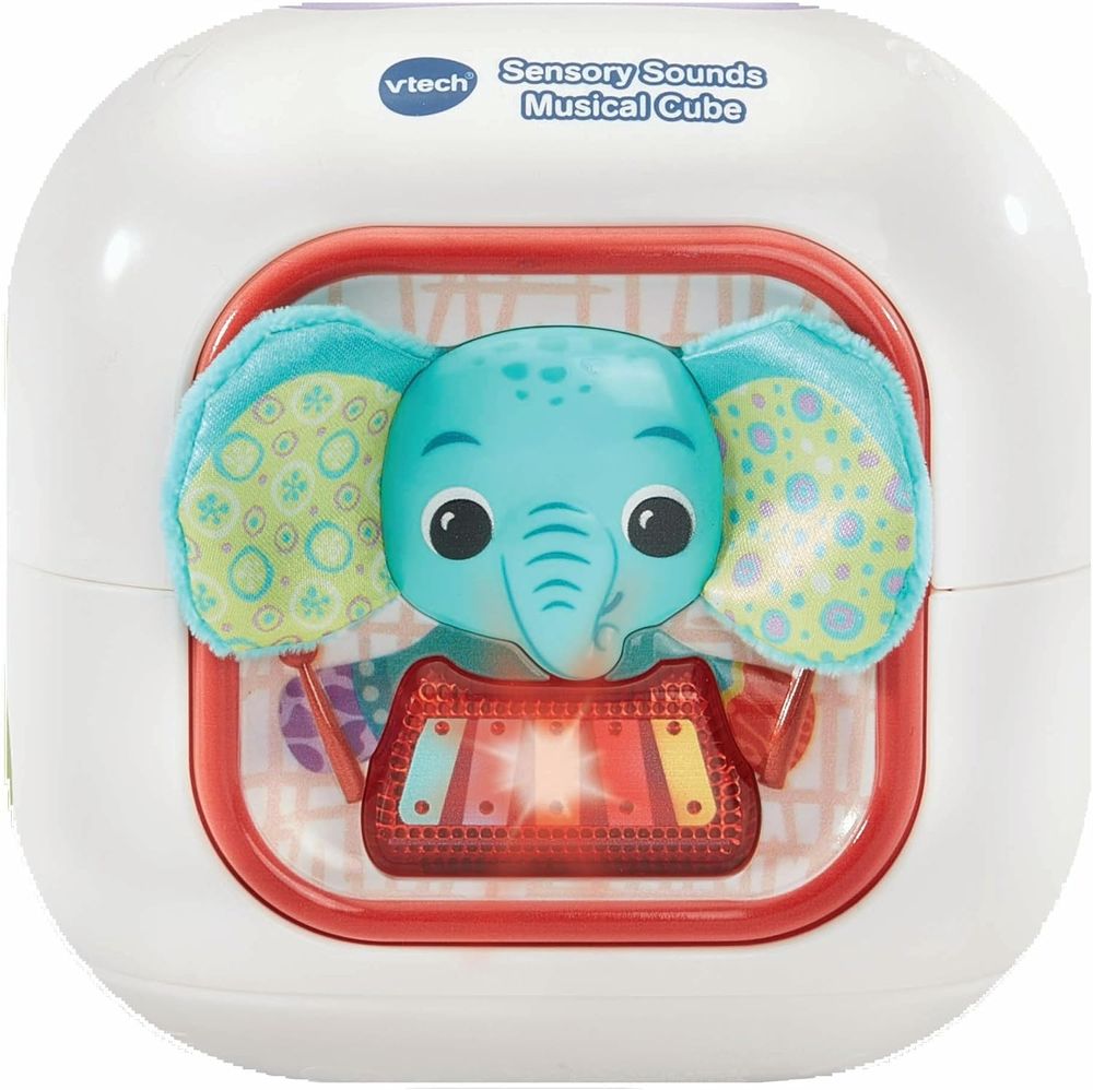Vtech - Baby Sensory Sounds Musical Cube - Interactive Baby Toy With Nursery Rhyme