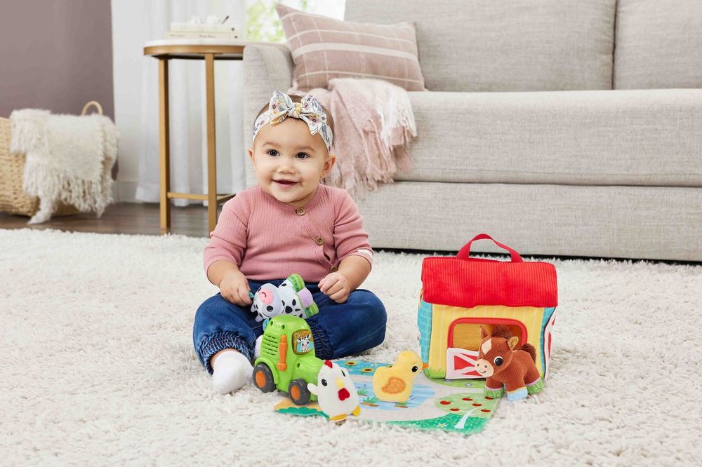 Vtech Farmyard Animals Soft Play Set - Multicolor - 7 Pcs