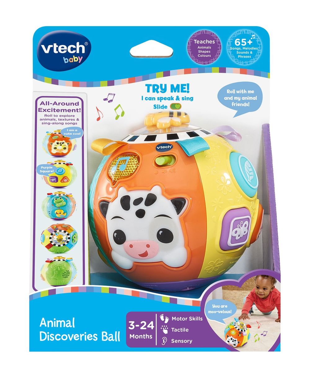 Vtech Animal Discoveries Ball Interactive Learning Toy - Multicolor