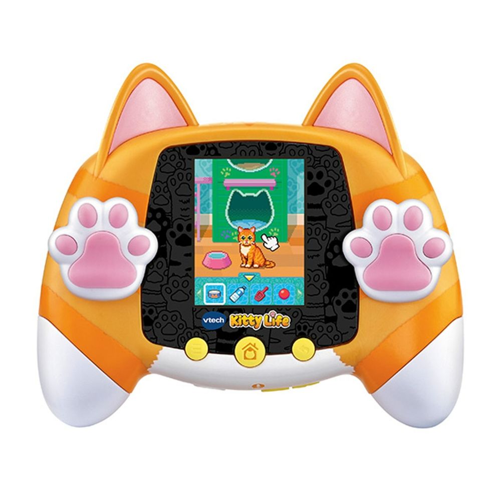 Vtech - Kitty Life Secret Life Of Kitty Interactive Virtual Pet Game - Orange