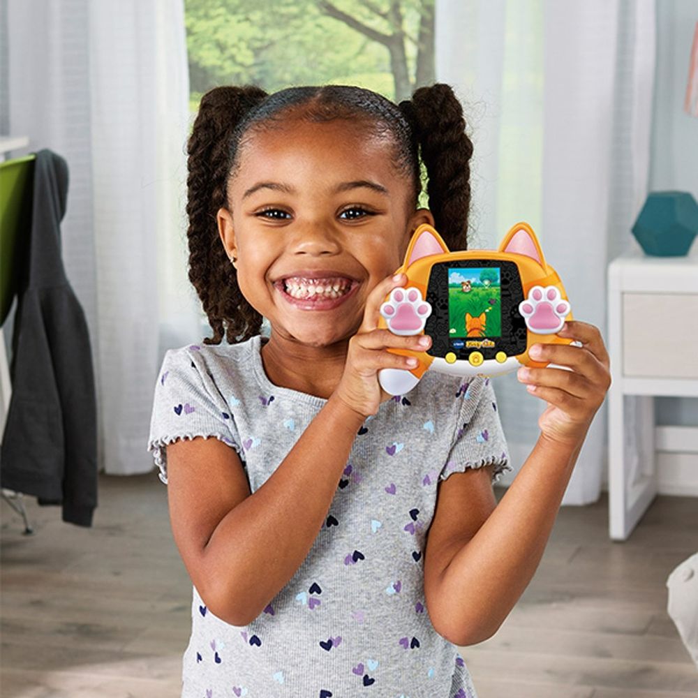 Vtech - Kitty Life Secret Life Of Kitty Interactive Virtual Pet Game - Orange