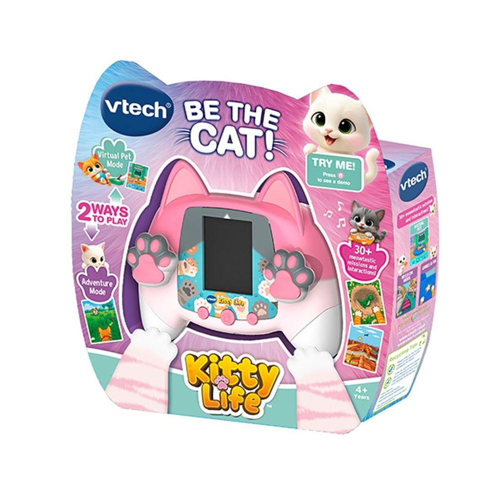 Vtech - Kitty Life Secret Life Of Kitty Interactive Virtual Pet Game - Pink