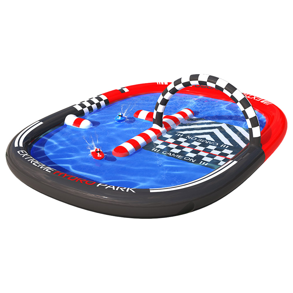 Sharper Image - Remote Control Hydro Park Racers With Pool Aquatic Adventure Toy