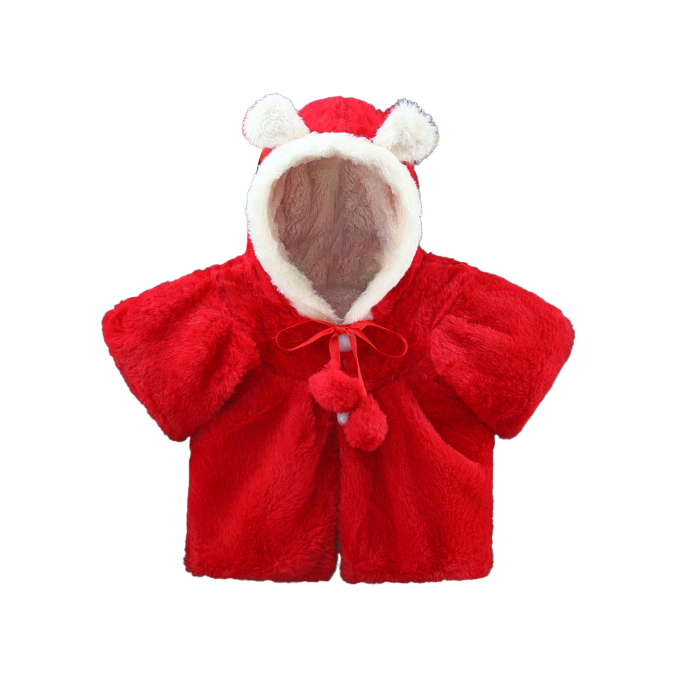 Sugar Rush Kids Solid Puffer Jacket - Red