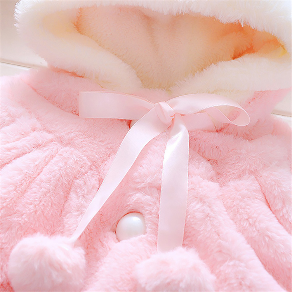 Sugar Rush Kids Solid Puffer Jacket - Pink
