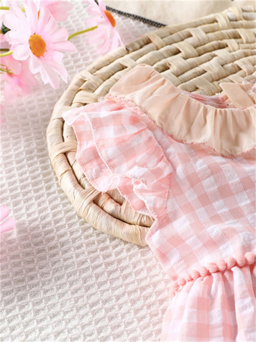 Sugar Rush - Ice Cream Appliqued Regular Fashion Dress - Pink