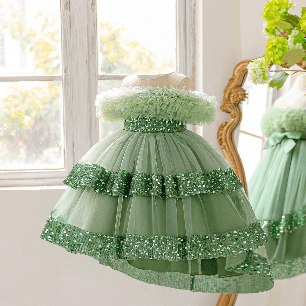 Sugar Rush - Embroidered Sleeveless Round Neck Dress