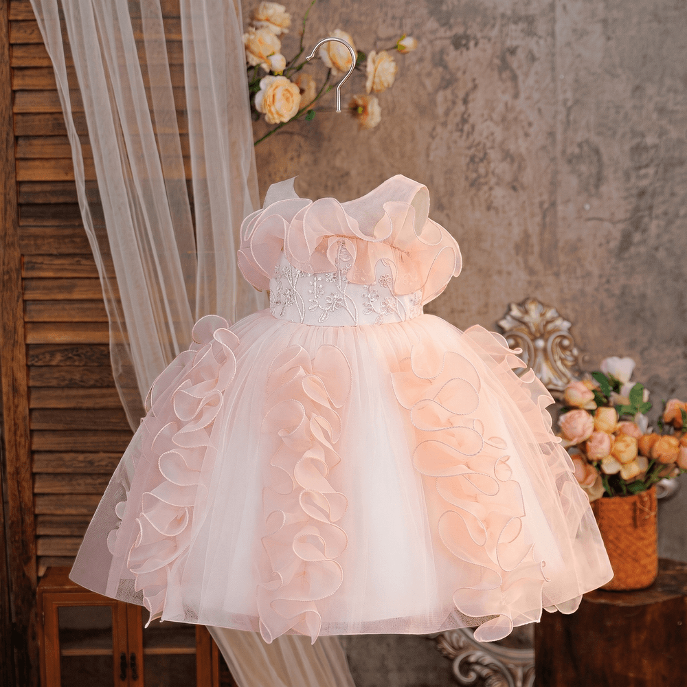 Sugar Rush - Embellished Fit And Flare Dress - Pink