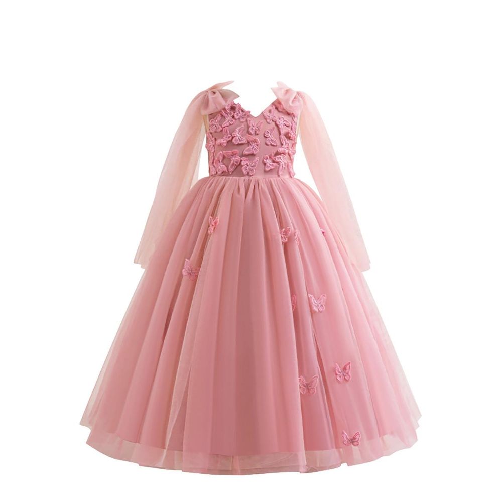 Sugar Rush V-neck Embellished Party Dress - Pink