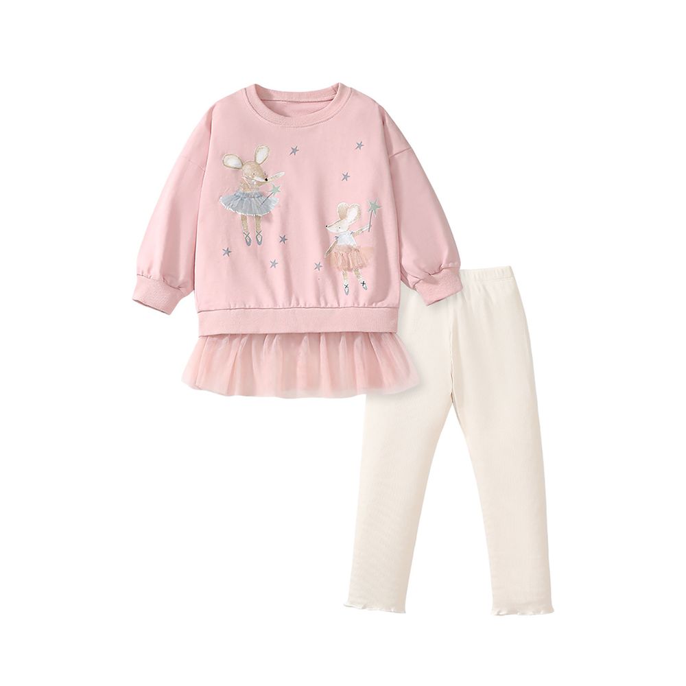 Sugar Rush Top and Leggings Set 2 Pcs - Pink