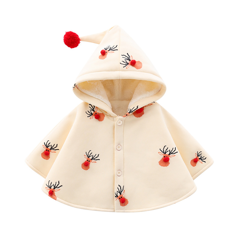 Sugar Rush Babies Printed Regular Full Sleeves Shrug - Beige