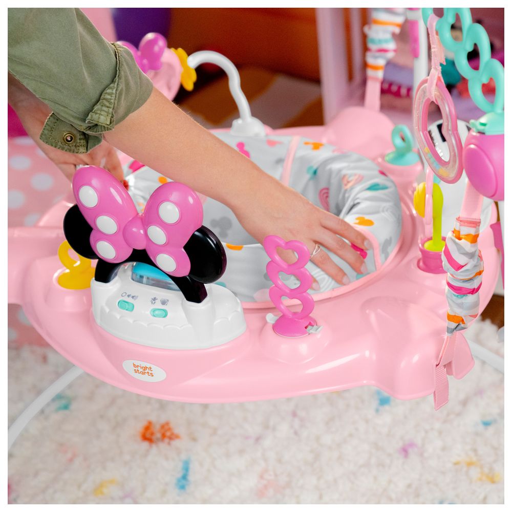 Bright Starts - Minnie Mouse Forever Besties Activity Jumper - Pink