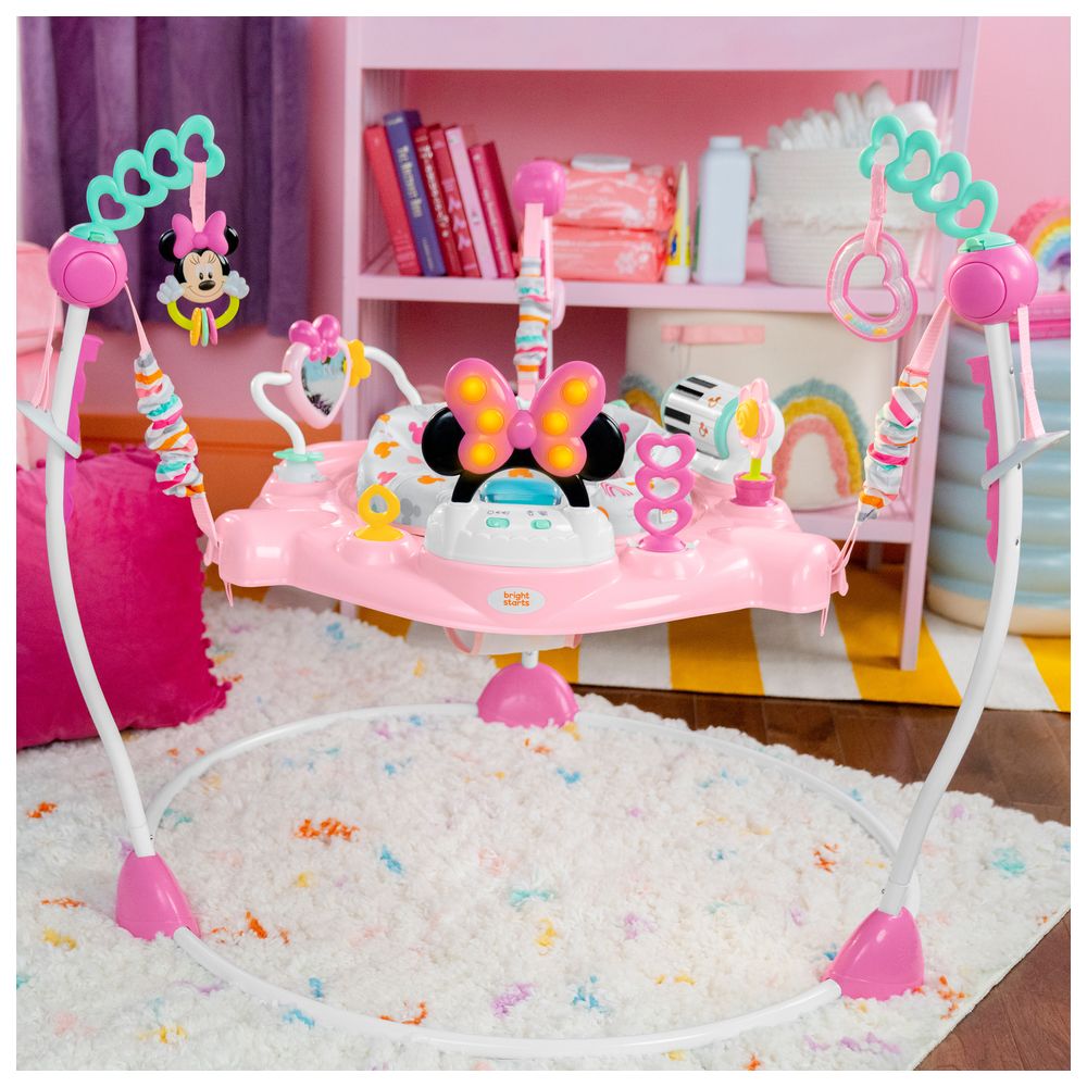 Bright Starts - Minnie Mouse Forever Besties Activity Jumper - Pink