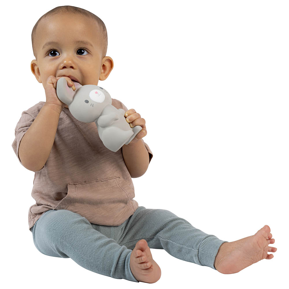 Ingenuity - Sylvi Natural Rubber Teether - Grey