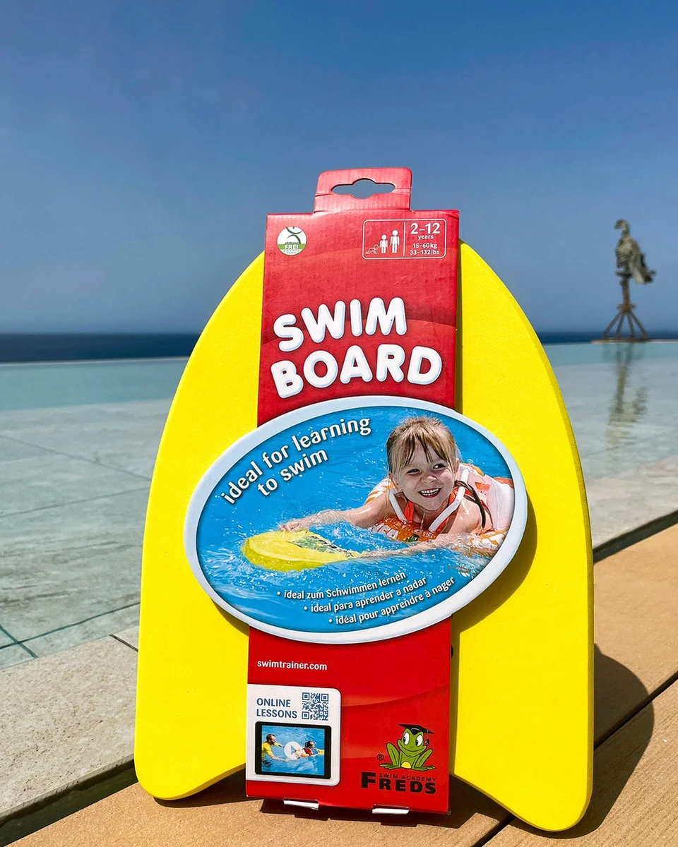Freds Swim Academy - Swim Tube & Swimboard - Orange/Yellow