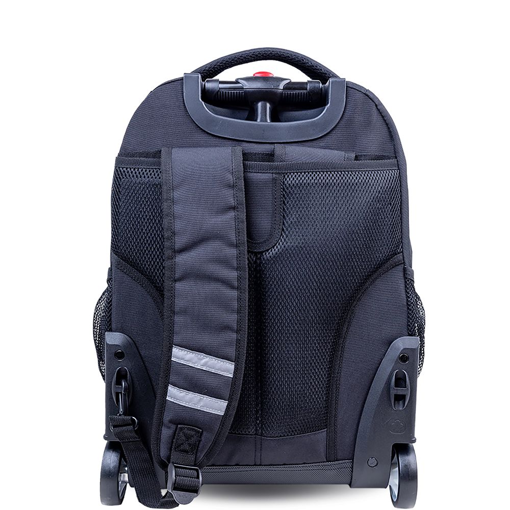 J World - New York Sunrise Kids Rolling Backpack - Black - 18 Inch