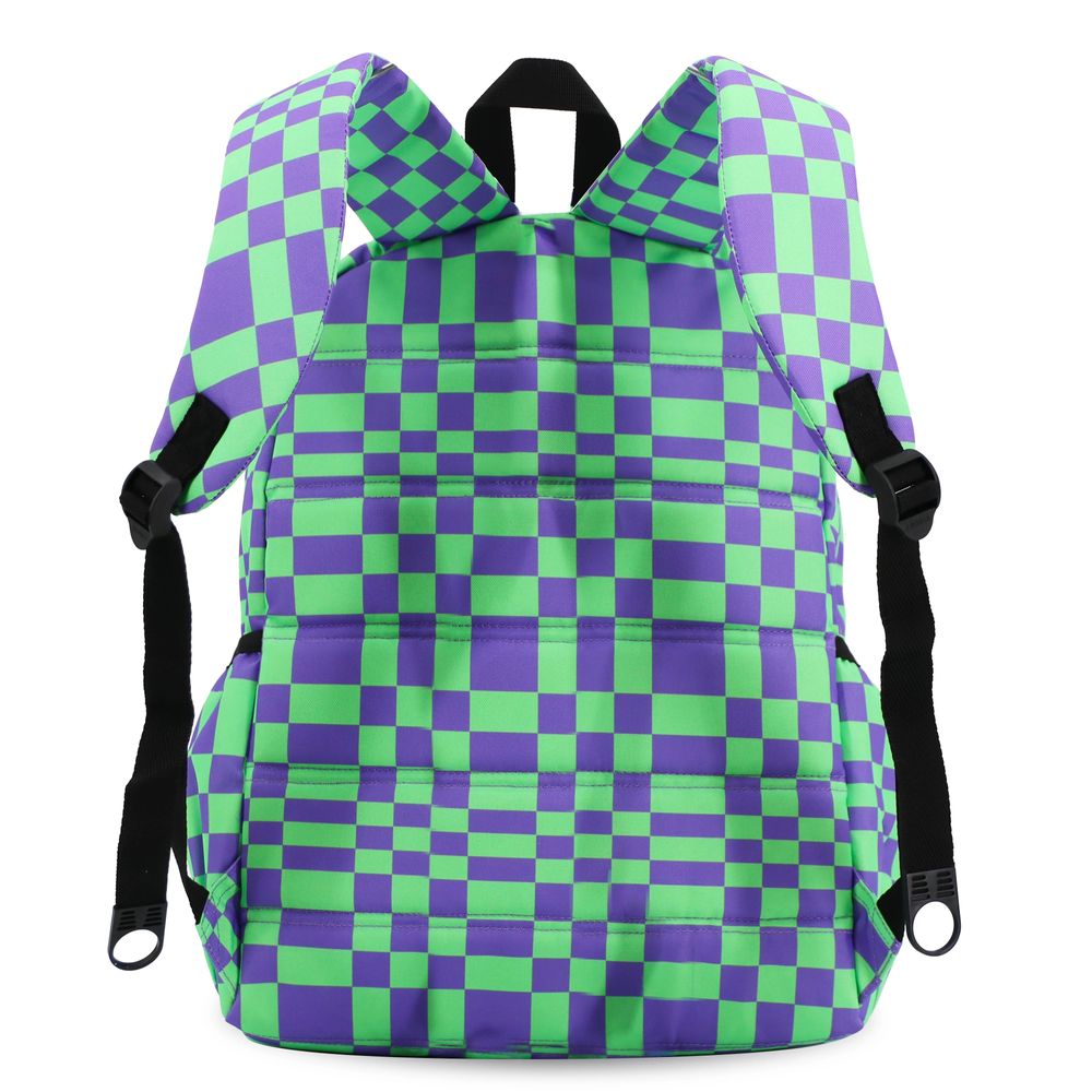J World - New York Unisex Kid's Oz School Backpack - Pixel Checkers - 16 Inch