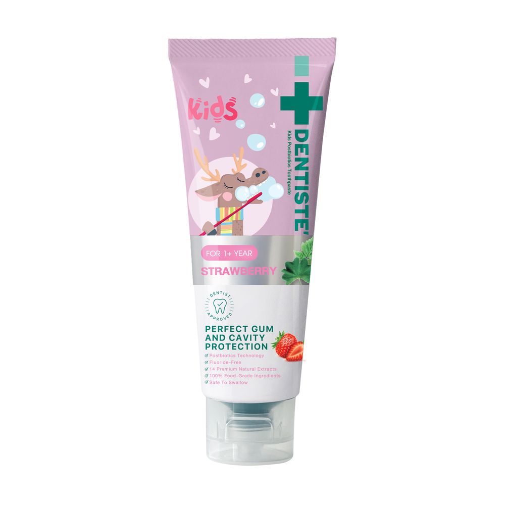 Dentiste - Kids Postbiotics Toothpaste - Strawberry Flavour - 60 gm