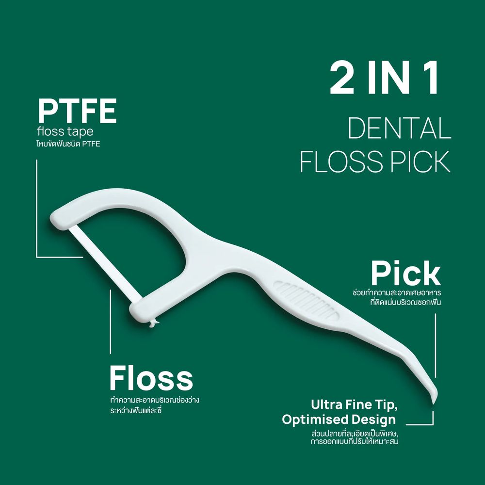 Dentiste - Premium Dental Floss + Pic - 20 Pc Set