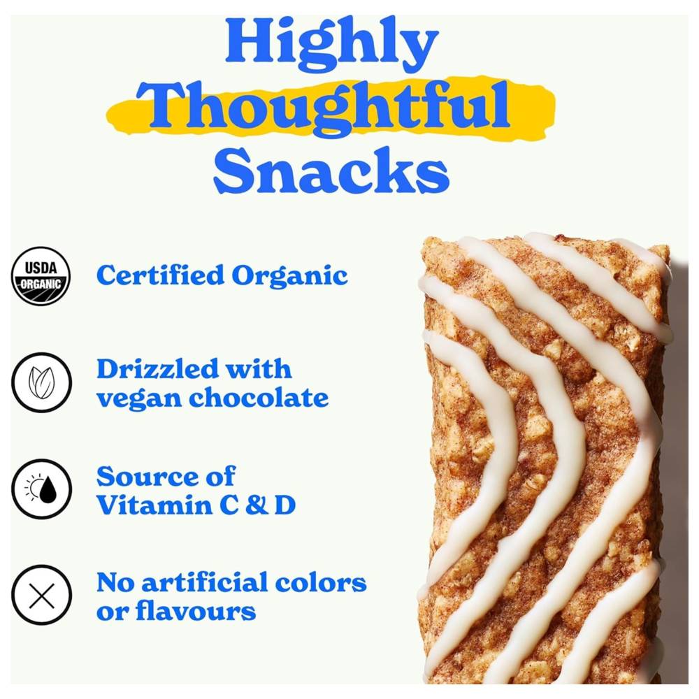Made Good - Mornings Soft Baked Oat Bars -  Cinnamon Bun - Pack of 5 - 150 gm