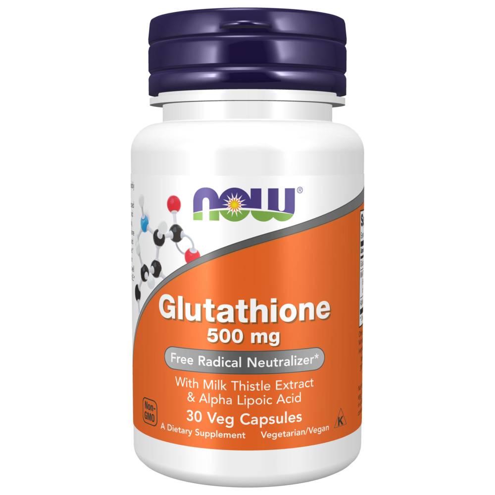 Now Foods - Glutathione 500mg Veg Capsules - 30 Pcs