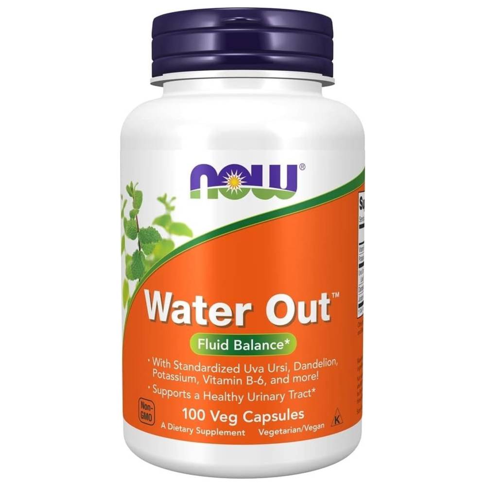 Now Foods - Water Out Veg Capsules - 100 Pcs