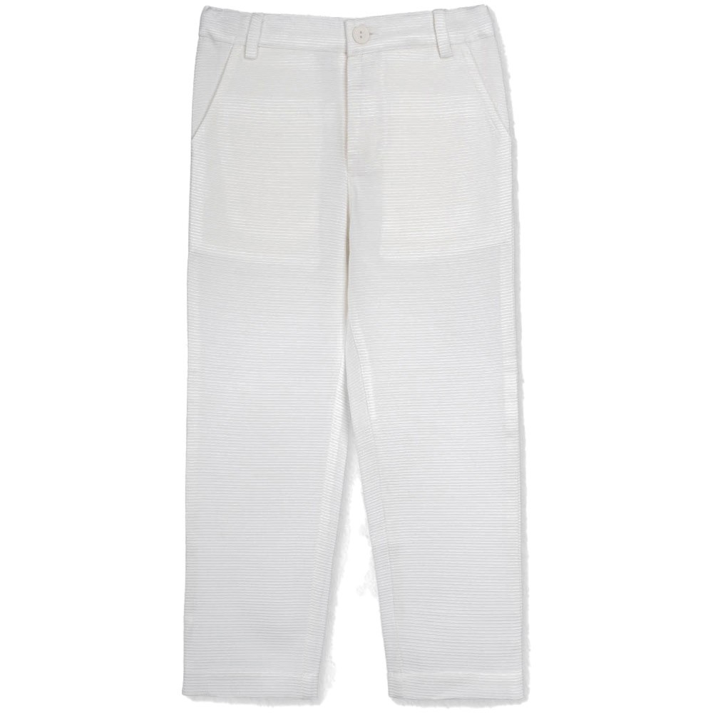 Jules & Juliette Boy's Aurelien Pants Pearl - Off White