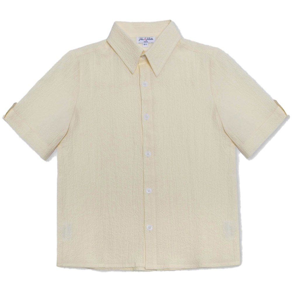 Jules & Juliette Baby Boy's Batiste Short Sleeves Shirt Shrink - Yellow